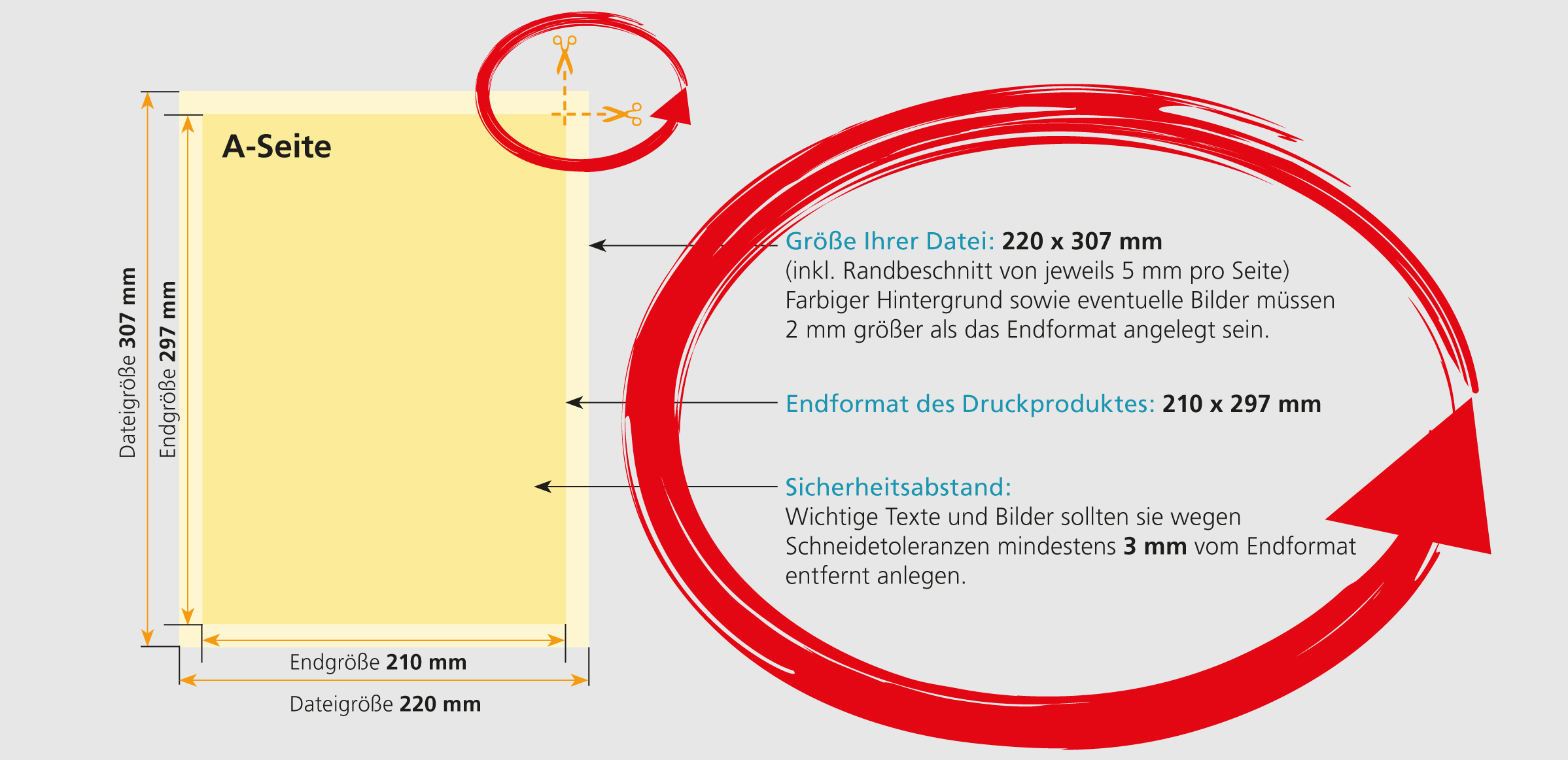 Unsere Dateivorgaben